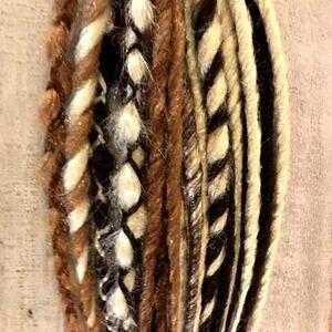 20 SE Blonde Mix Dreads Dreadlocks Hair Extensions